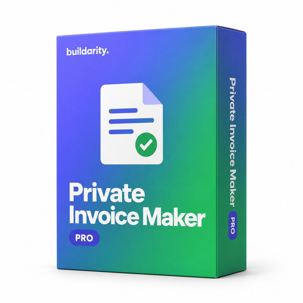 Private Invoice Maker Pro