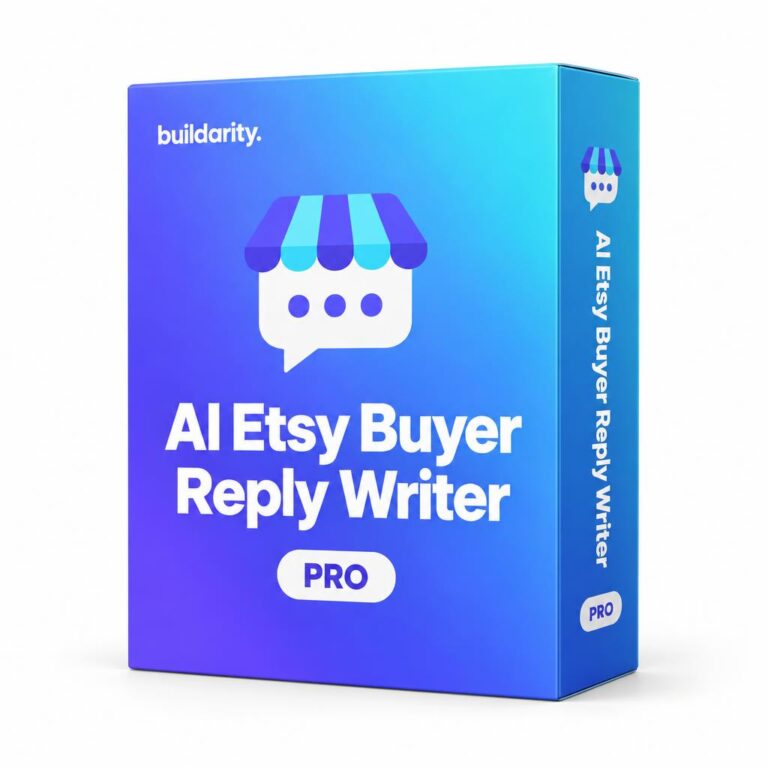 AI Etsy Buyer Reply Writer Pro