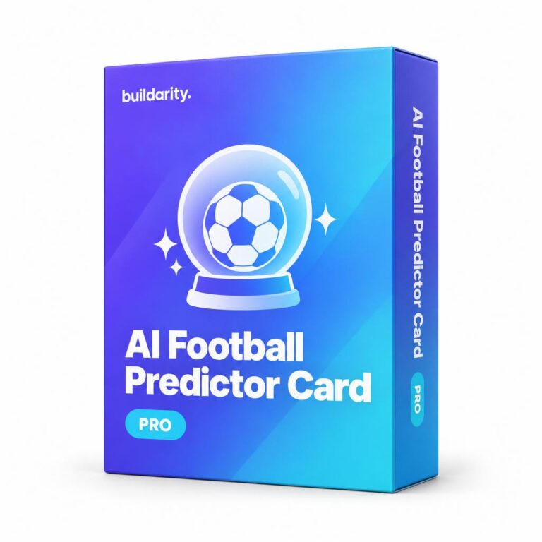 AI Football Predictor Card Pro