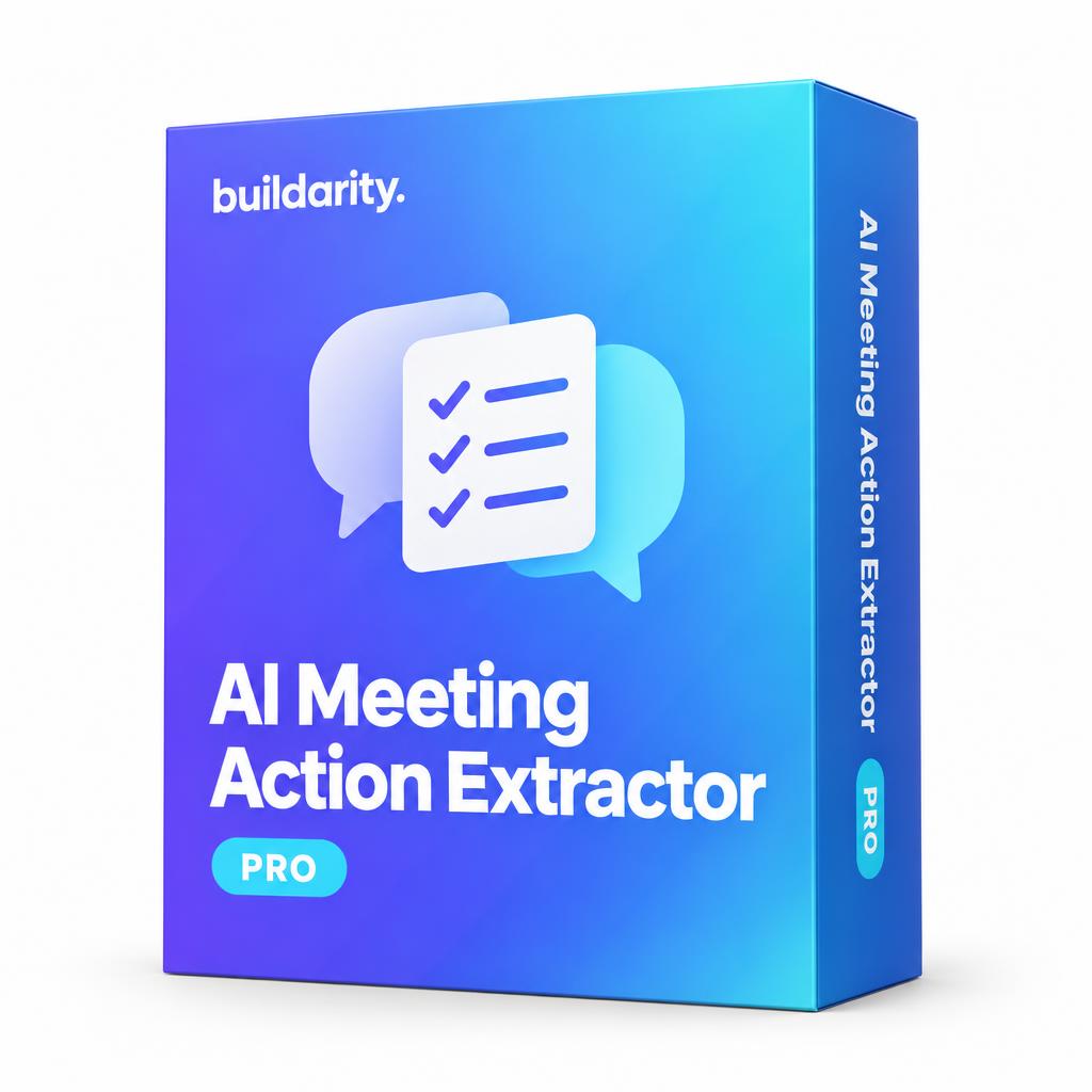 AI Meeting Action Extractor Pro