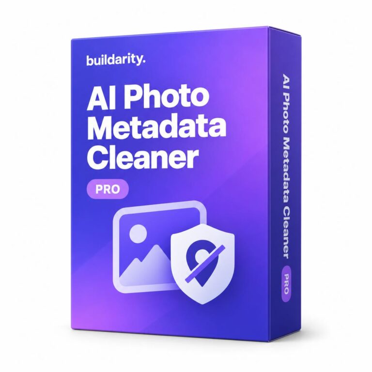 AI Photo Metadata Cleaner Pro