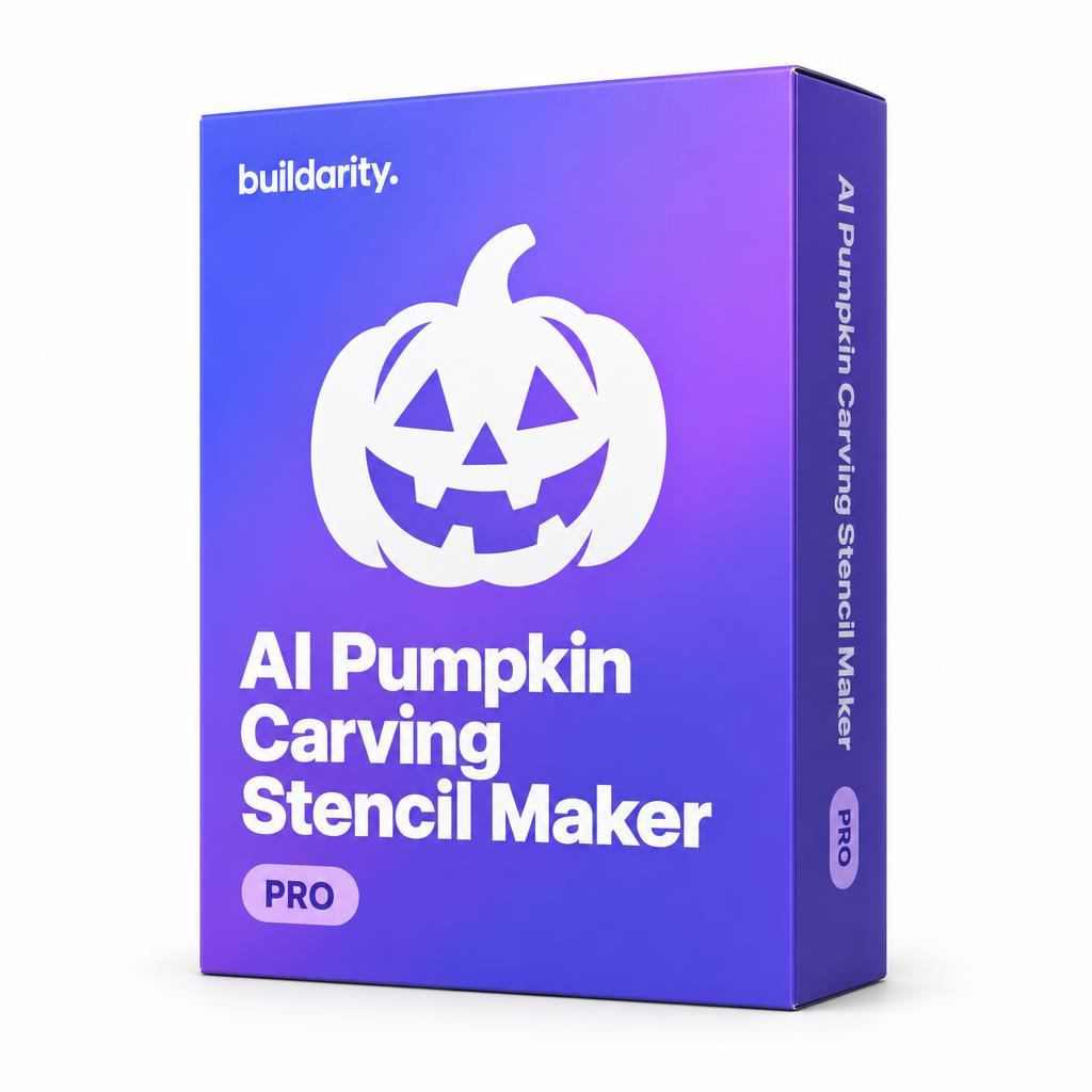 AI Pumpkin Carving Stencil Maker Pro