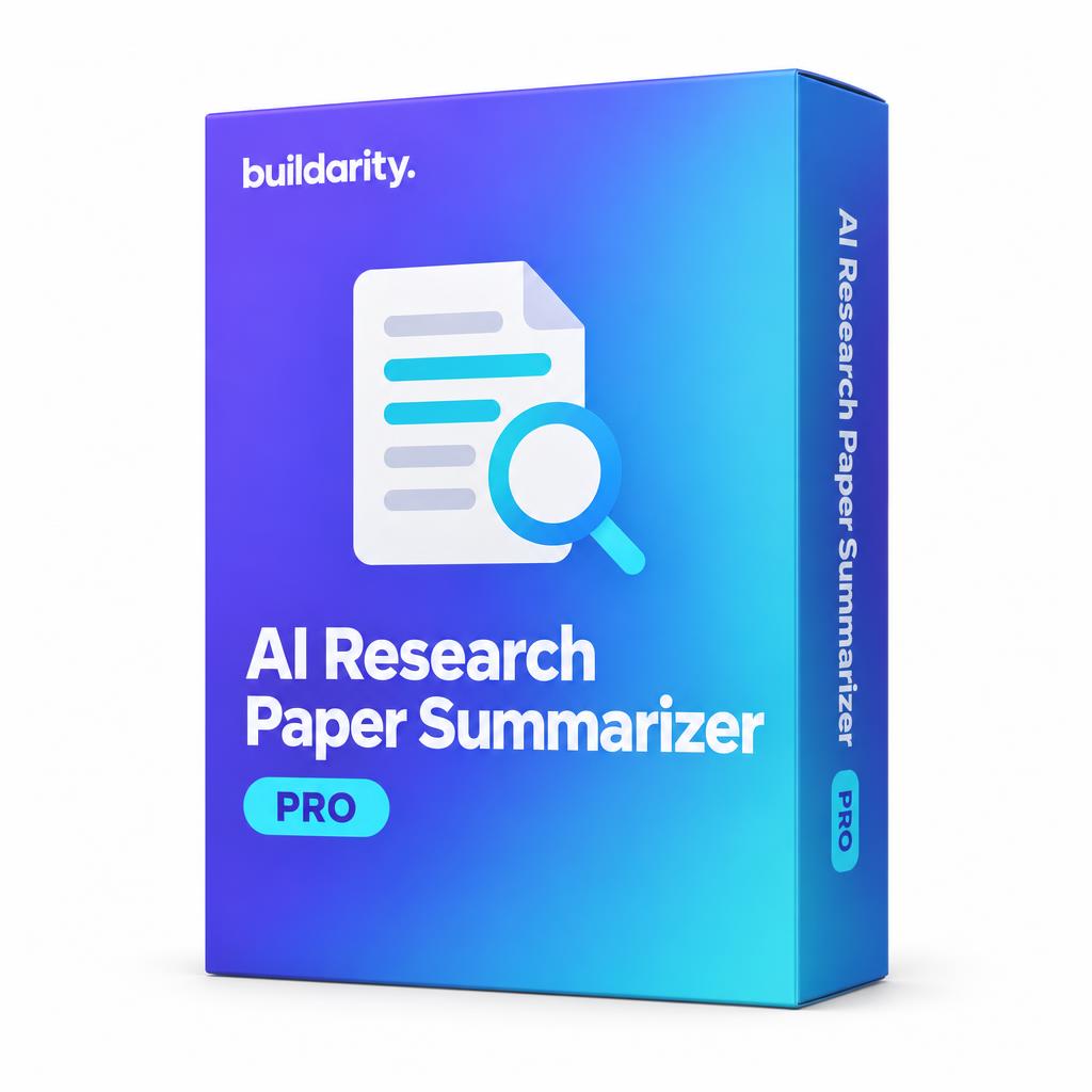 AI Research Paper Summarizer Pro
