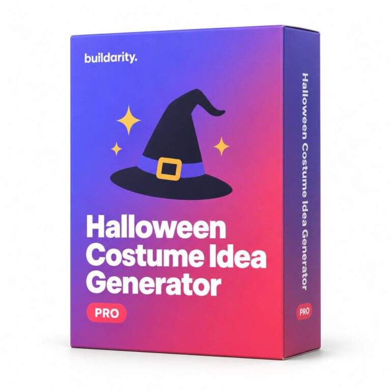 Halloween Costume Idea Generator Pro