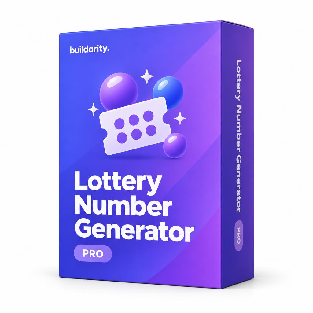 Lottery Number Generator Pro
