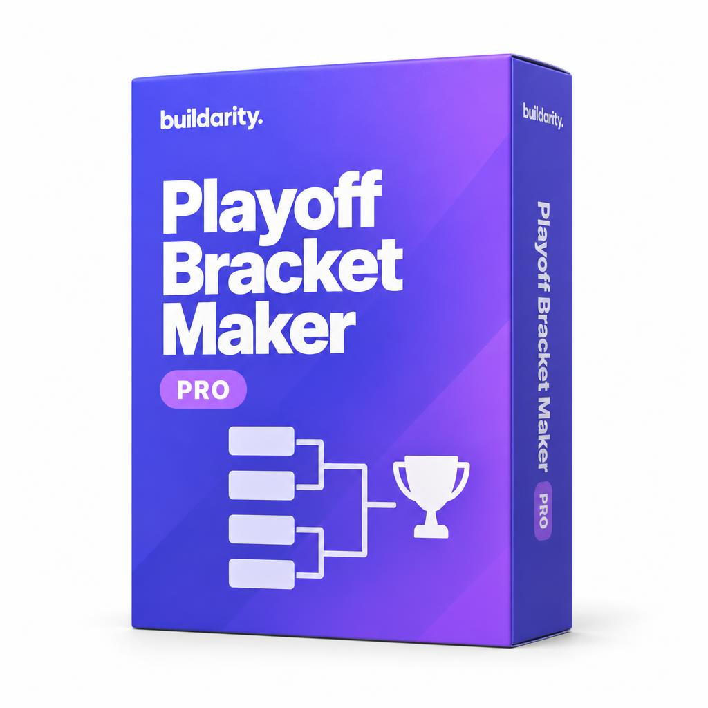 Playoff Bracket Maker Pro